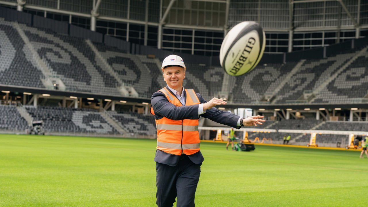 Turf Laid at New World-Class Stadium Ahead of 2026 Rugby League World Cup