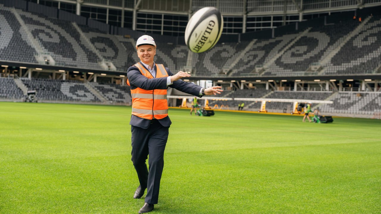 Turf Laid at New World-Class Stadium Ahead of 2026 Rugby League World Cup