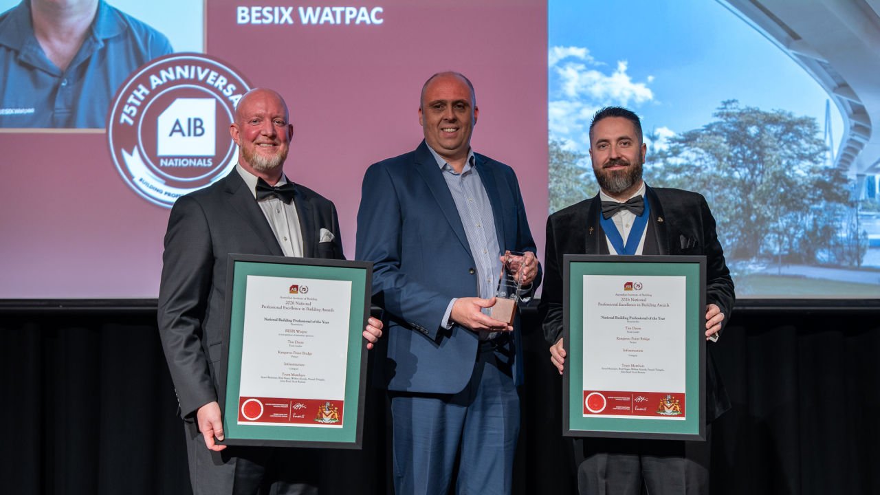 BESIX Watpac tops the nation at the AIB Awards