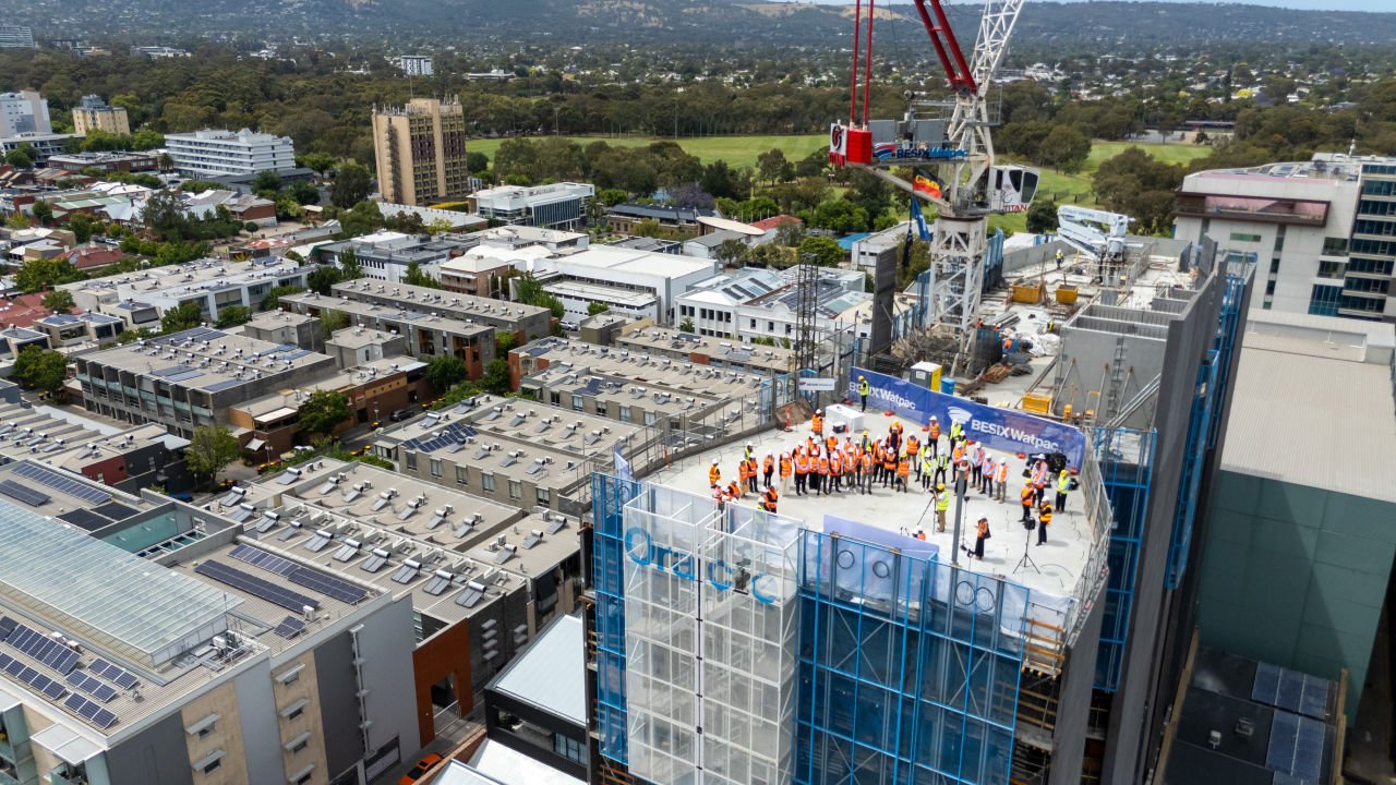 Crystalbrook Collection’s First South Australian Hotel Tops Out