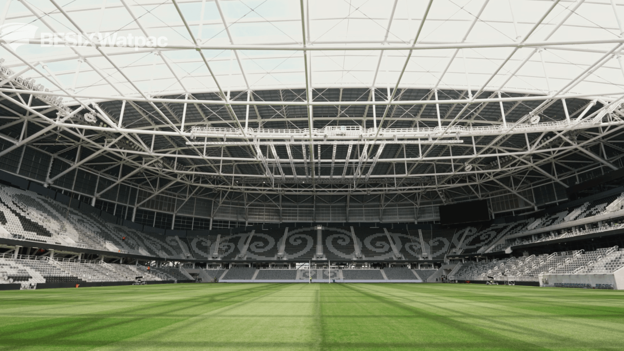 One NZ Stadium Nears Completion on Time and on Budget