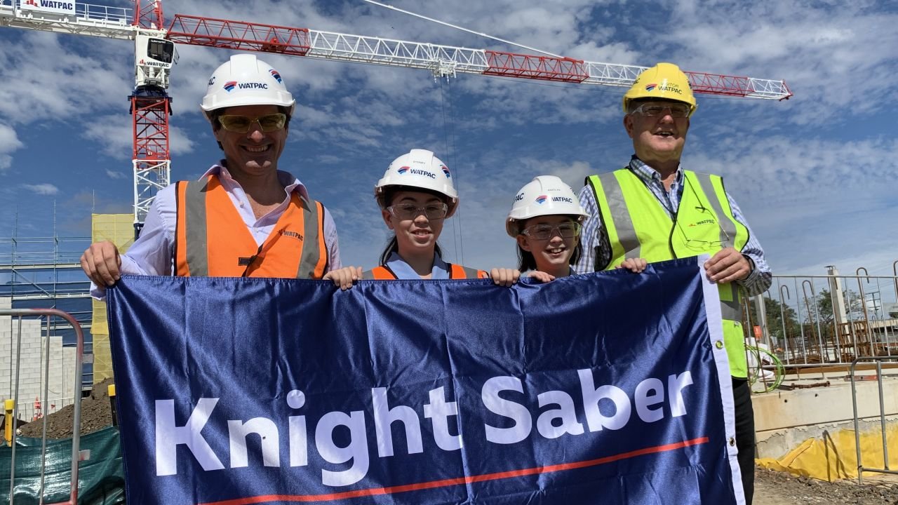 Crane gets a name at Roma Hospital Redevelopment