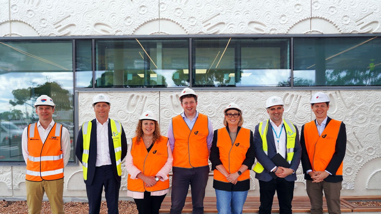 Key milestone at Werribee Mercy Hospital marked with Ministerial visit