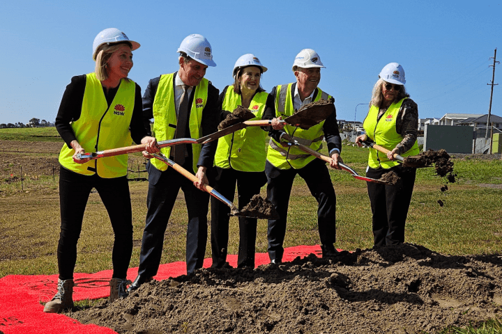 Sod-turn for Shellharbour Hospital marks beginning of construction and new opportunities for local workforce