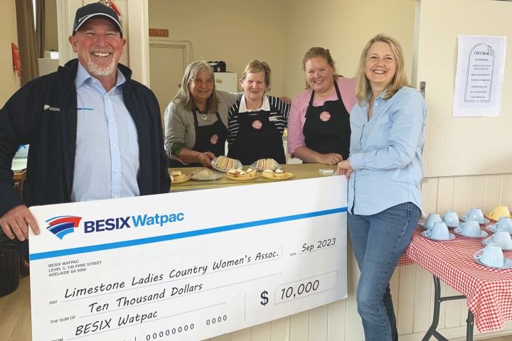 BESIX Watpac Proudly Supports Limestone Ladies Country Women's Association Community Club Room Upgrade