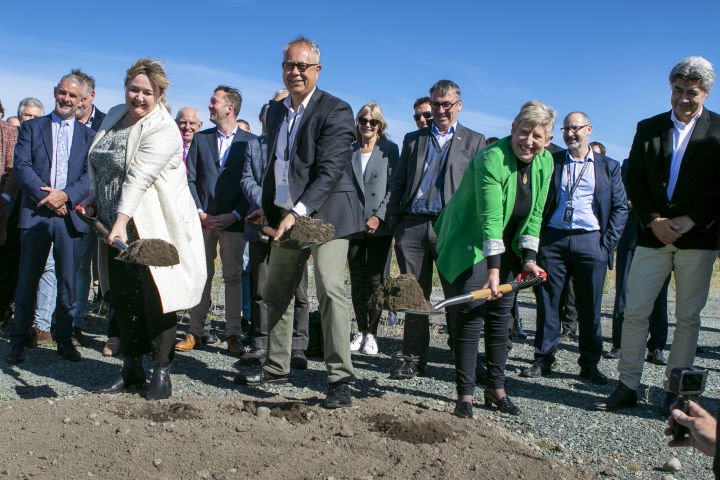 Site blessing and sod turning at Christchurch arena